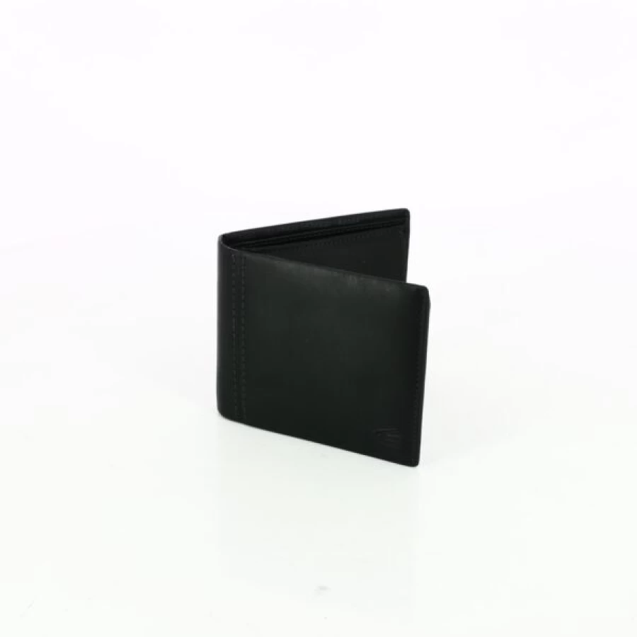 Kevin Genuine Leather Men's Wallet - Slim Bifold RFID Blocking Wallet for Men - Premium Black Leather Wallet