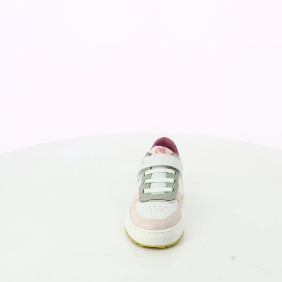 Kevin Little David White Velcro Sneakers for Boys - Comfortable Kids Athletic Shoes