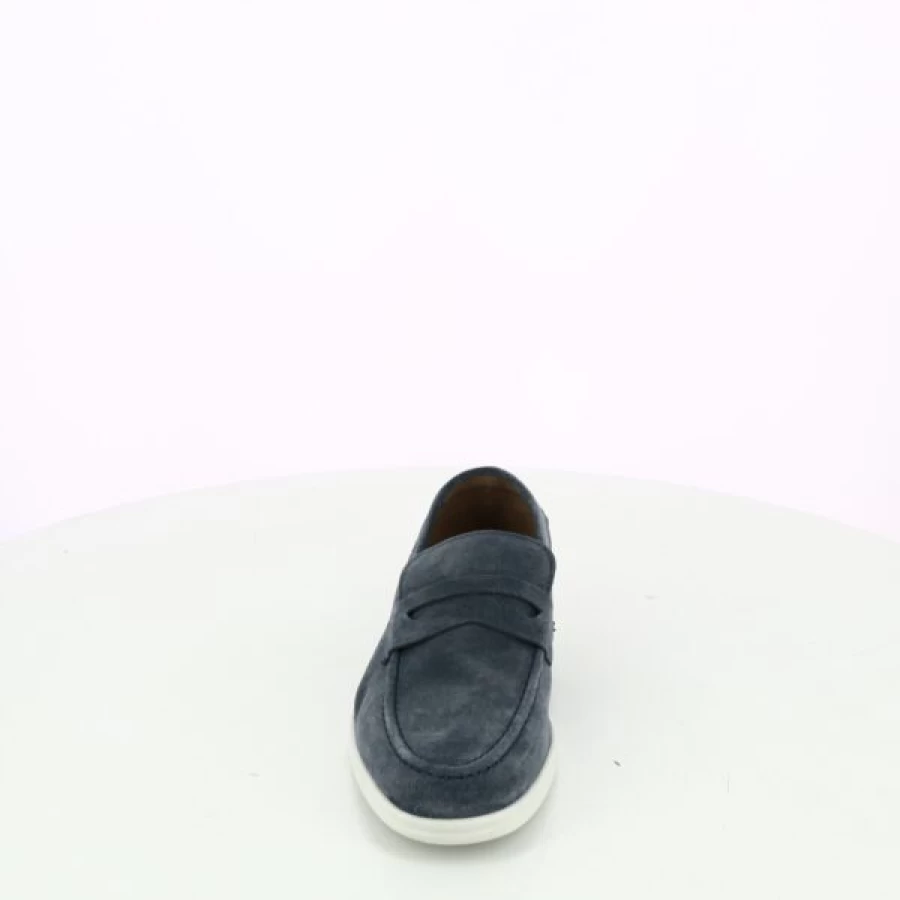 Kevin Blue Loafers - Classic Moccasin Style for Men