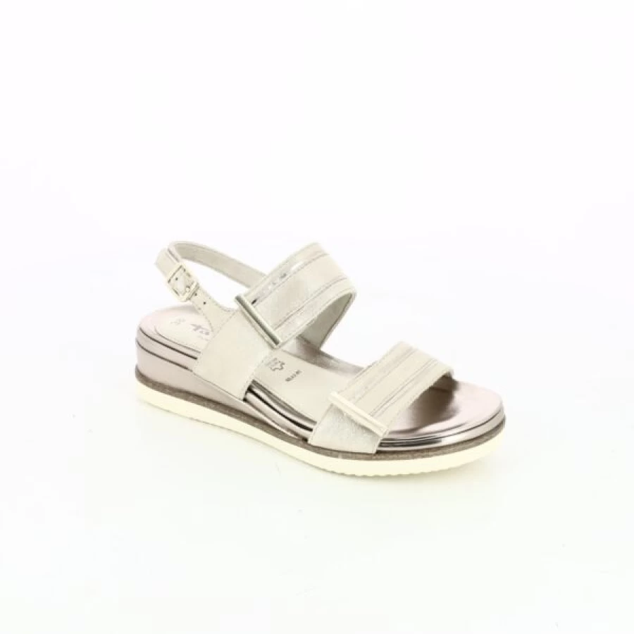 Kevin Women's Comfortable Beige Sandals – Lightweight Summer Casual Footwear