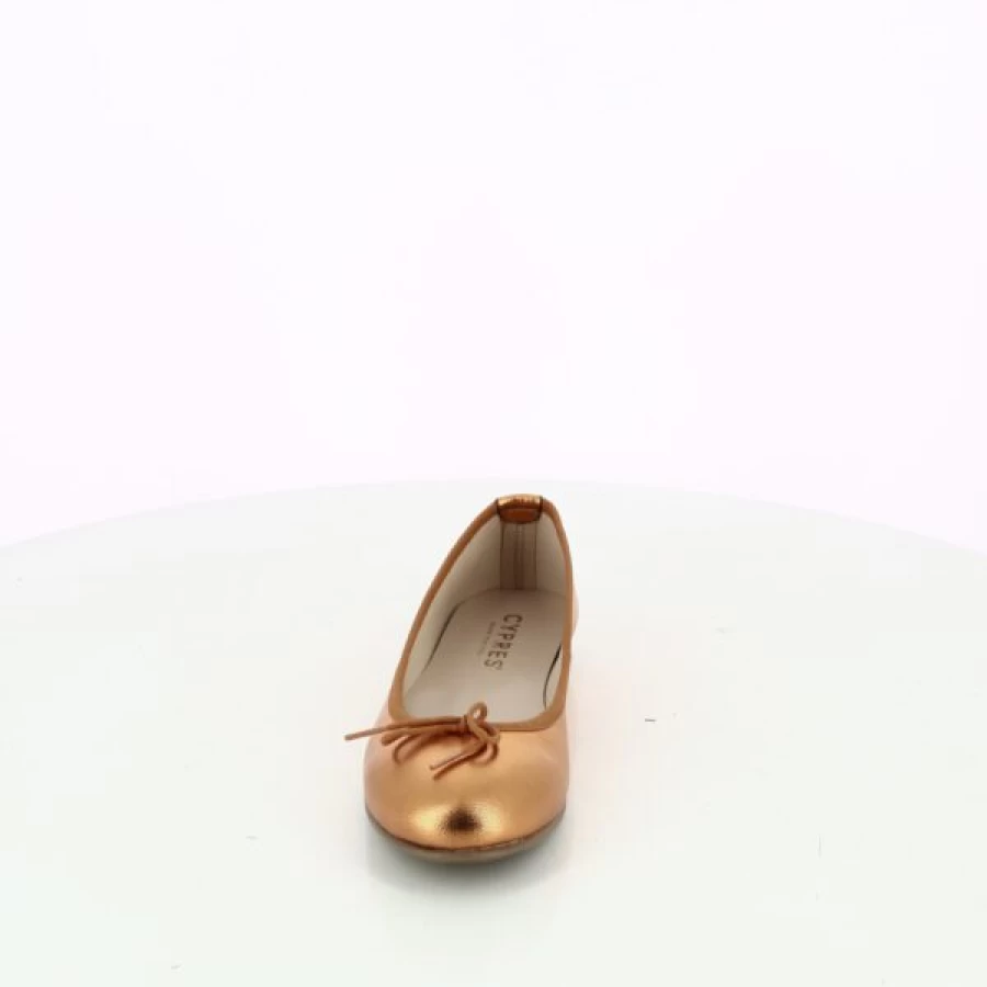 Kevin Women's Orange Cypress Ballet Flats - Comfortable Ballerina Shoes