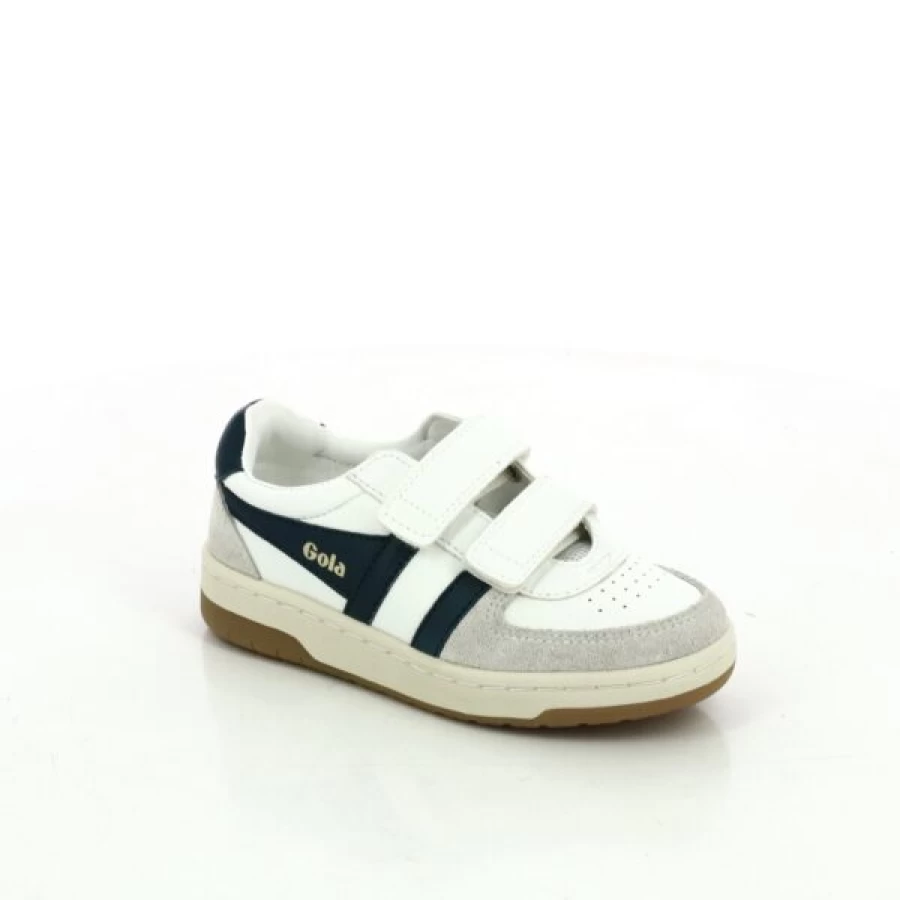 Kevin White Velcro Sneakers for Men - Comfortable Throat Design Slip-On Shoes