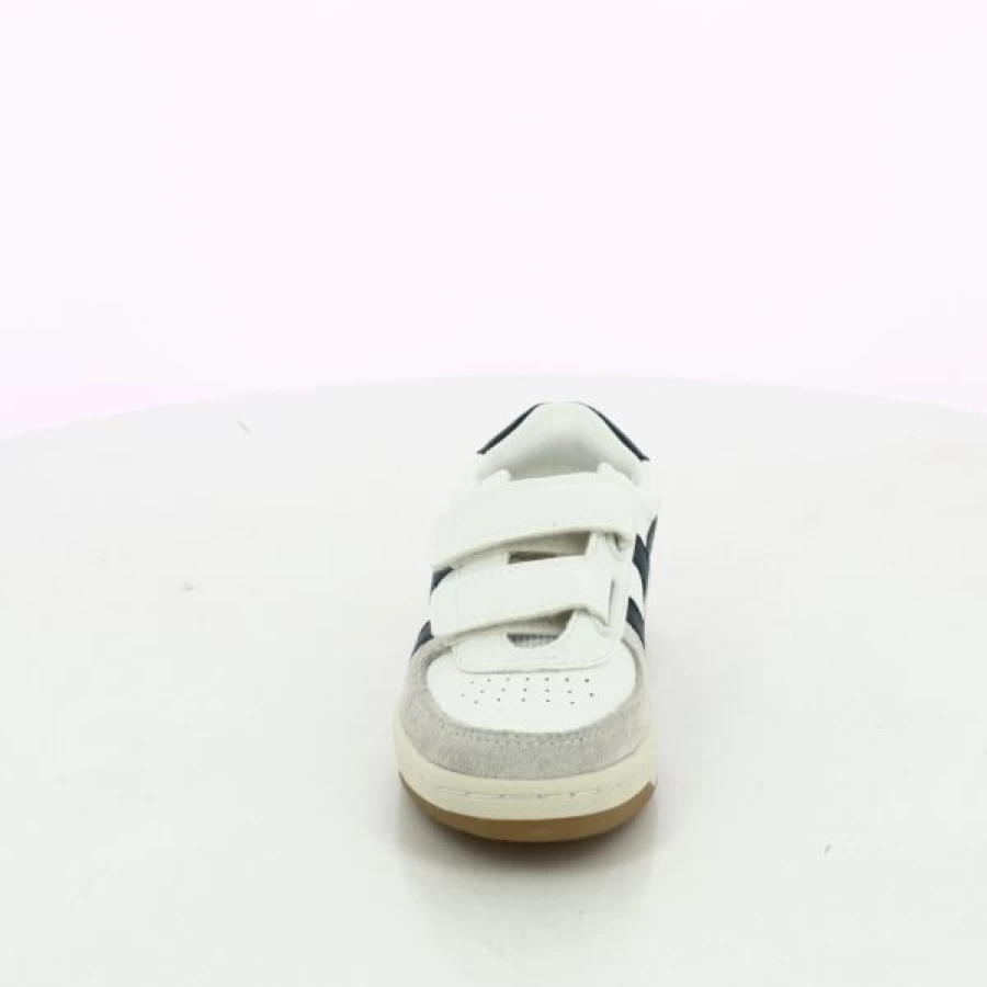 Kevin White Velcro Sneakers for Men - Comfortable Throat Design Slip-On Shoes