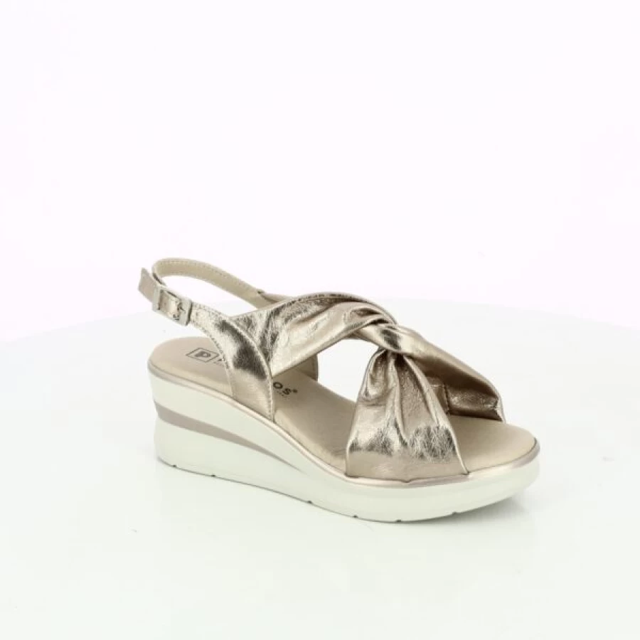 Kevin Bronze Pitillos Sandals for Women - Stylish Comfortable Summer Slide Sandals
