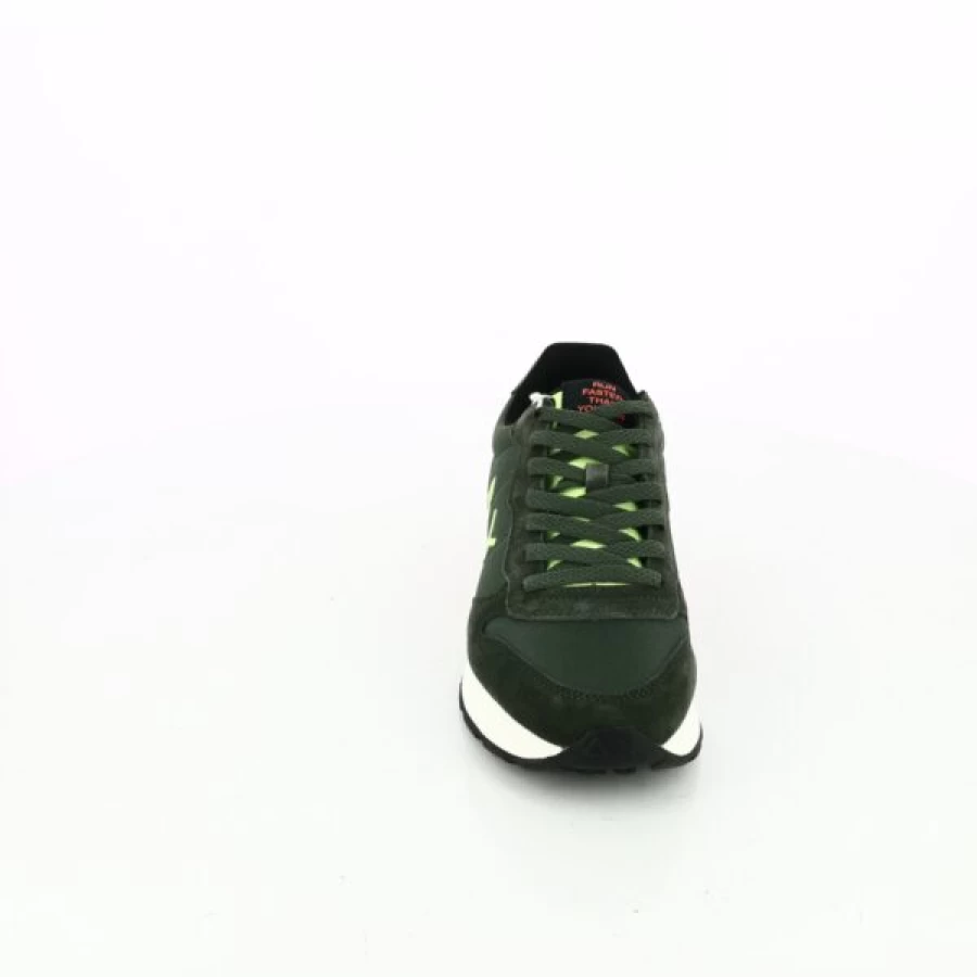 Kevin 68 Green Sneakers - Men's Casual Basketball Shoes - Lightweight Comfortable Trainers