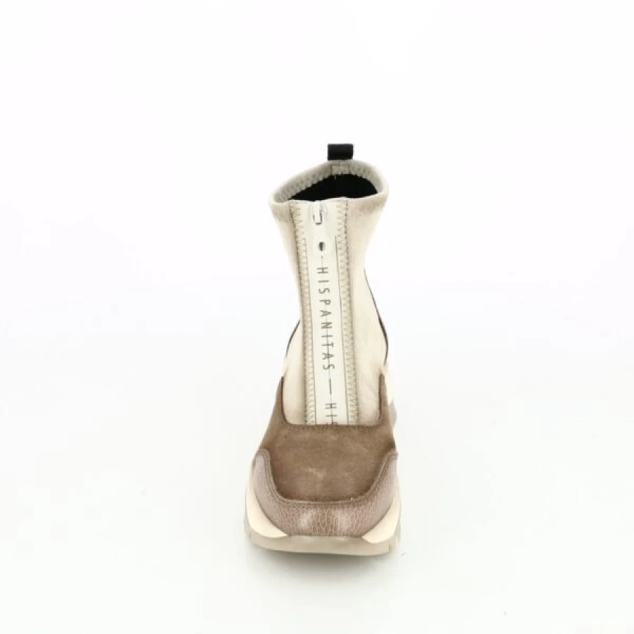 Kevin Women's Ankle Boots in Beige - Stylish Casual Leather Booties for Everyday Wear