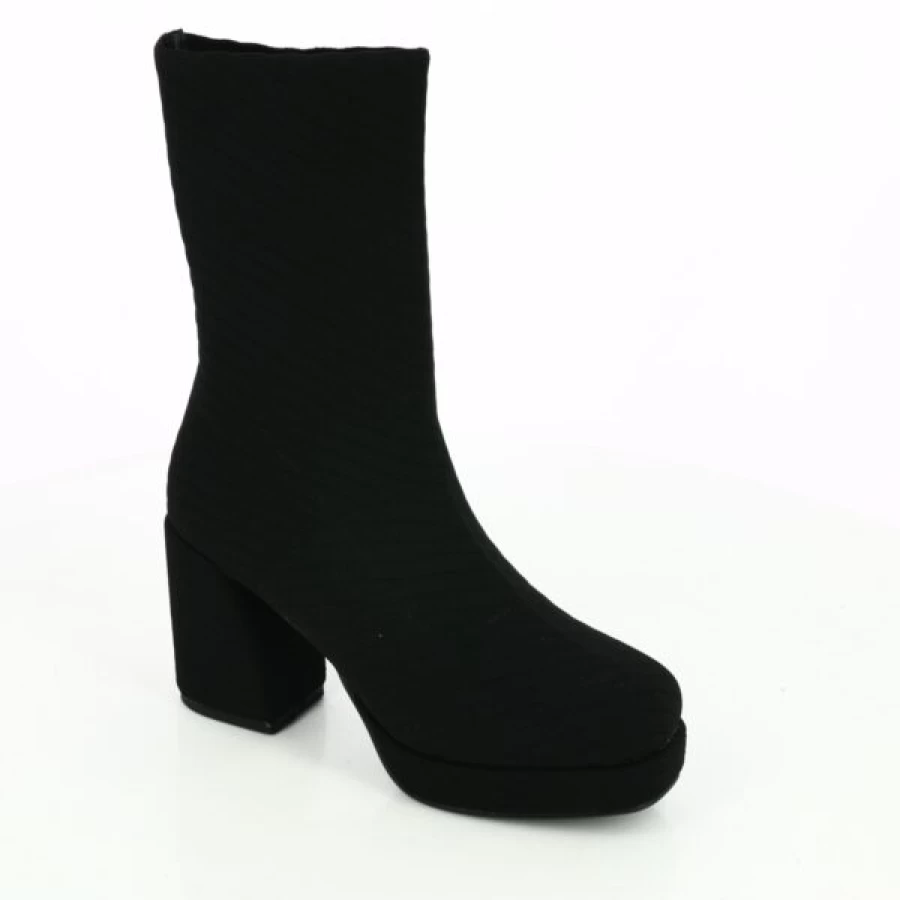 Kevin Women's Black Ankle Boots - Stylish & Comfortable Leather Ankle Booties for Everyday Wear