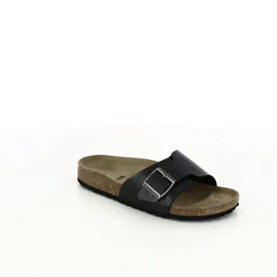 Kevin Comfort Slide Sandals - Black Soft Footbed Slippers for Men & Women