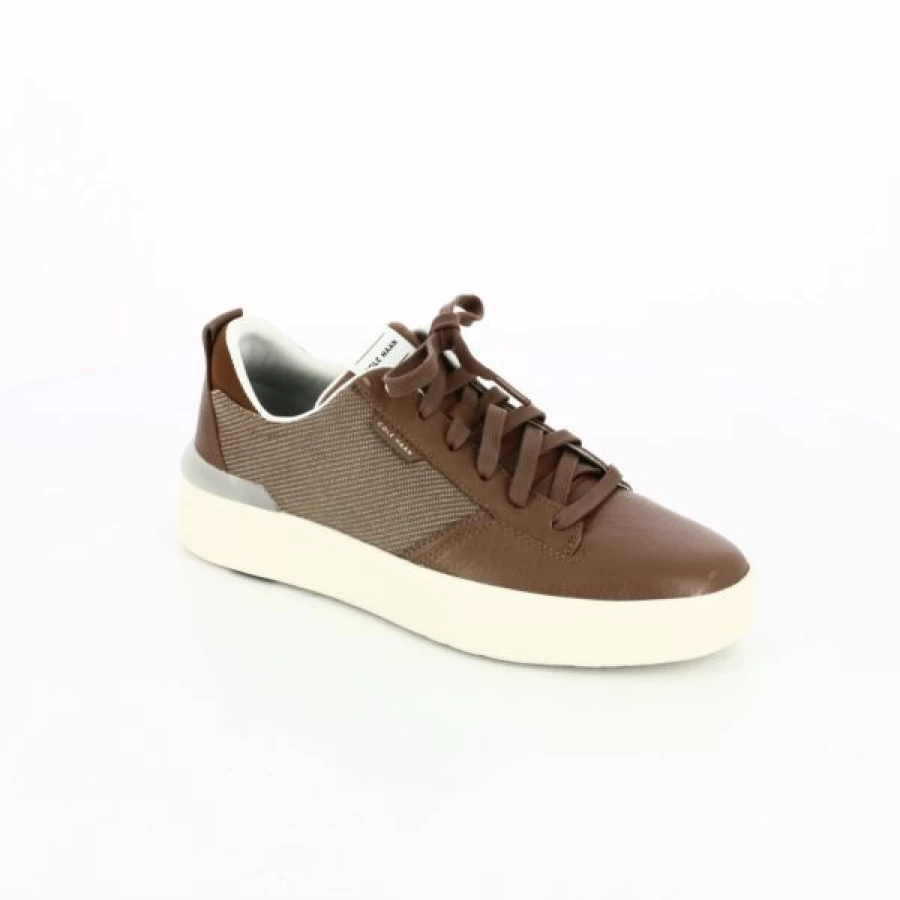 Kevin Cognac Leather Sneakers for Men - Comfortable Casual Walking Shoes