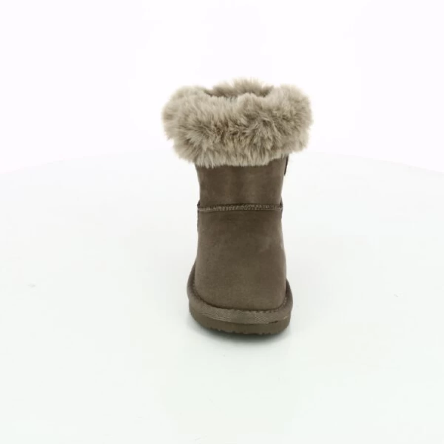Kevin Women's Winter Snow Boots - Waterproof Taupe Boots for Walking & Comfort