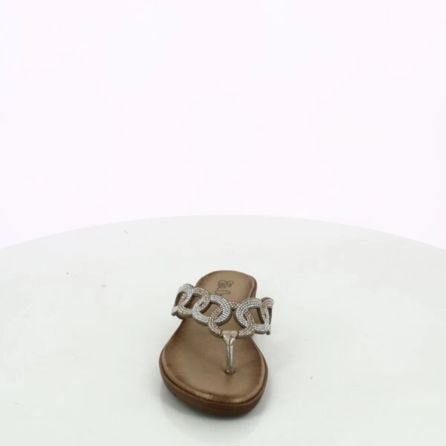Kevin Luxury Gold Slippers for Women - Elegant Comfort Slide Sandals by Ella Cruz