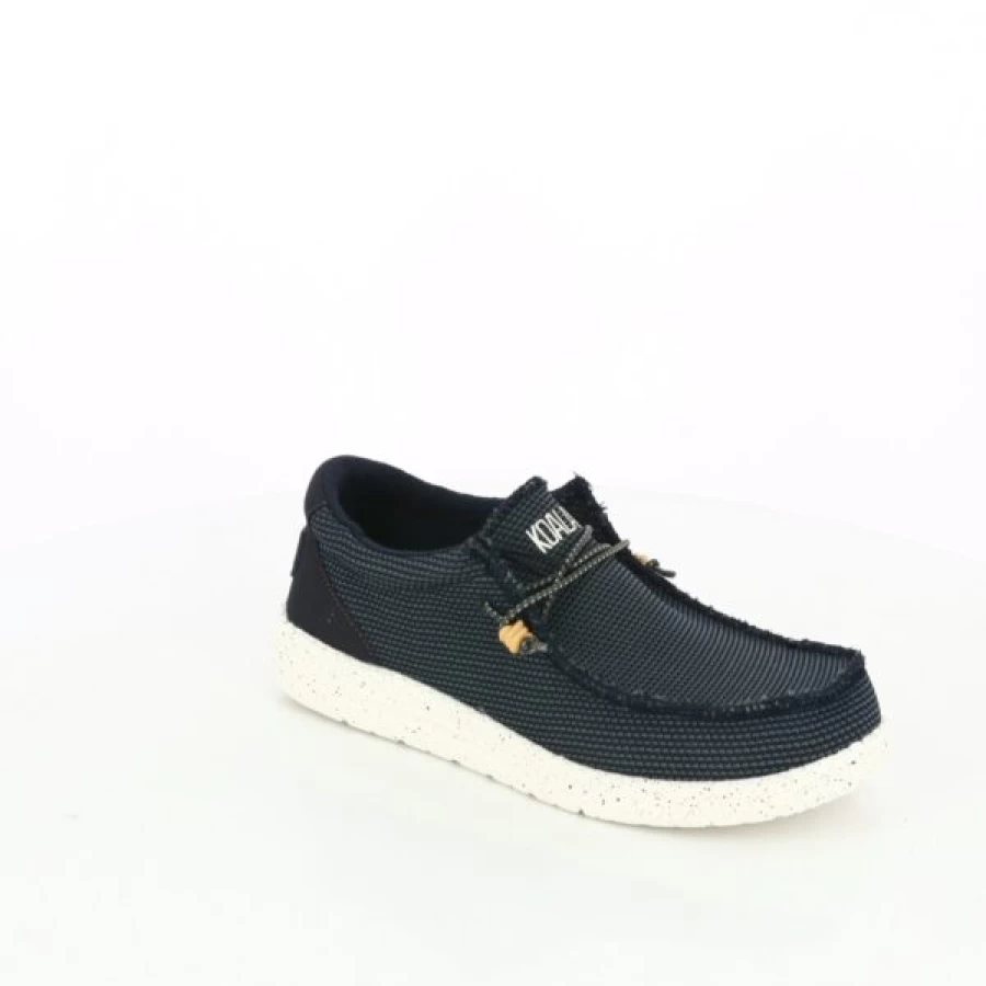 Kevin Men's Blue Loafers - Comfortable Moccasin Style Slip-On Shoes for Casual Wear