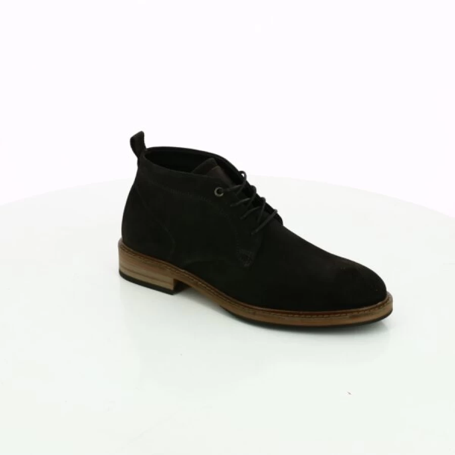 Kevin Brown Leather Bullboxer Boots - Men's Casual Ankle Boots