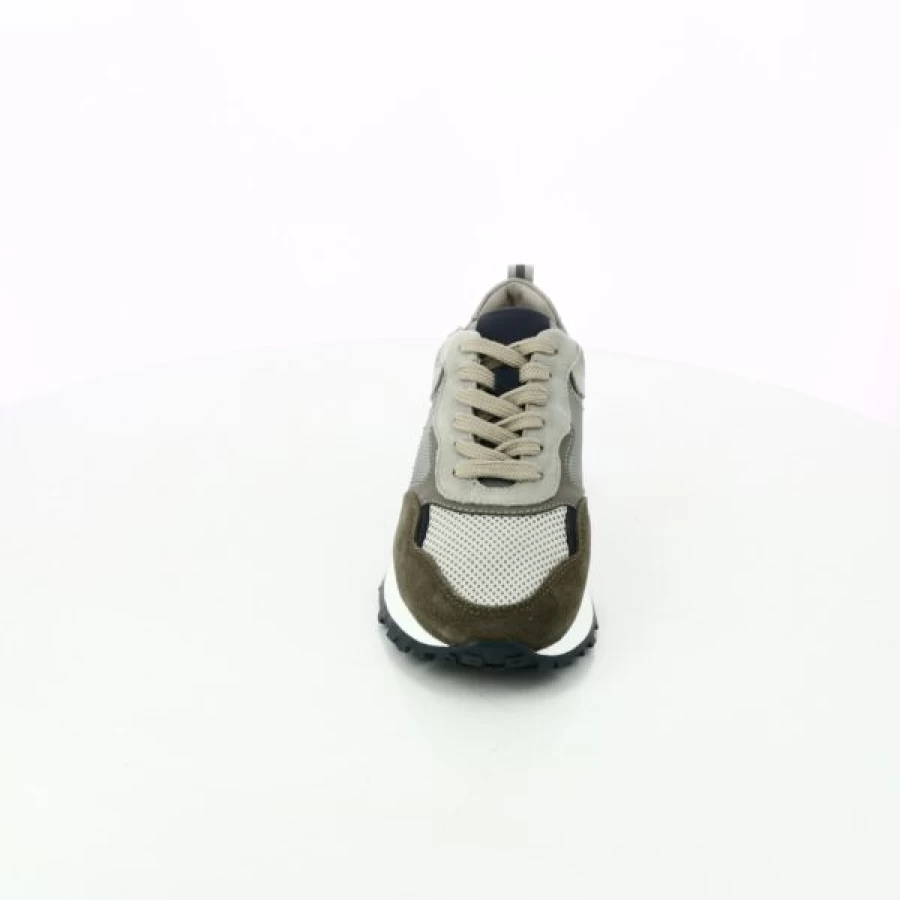 Kevin Cypres Brown Leather Sneakers for Men - Casual Comfortable Walking Shoes