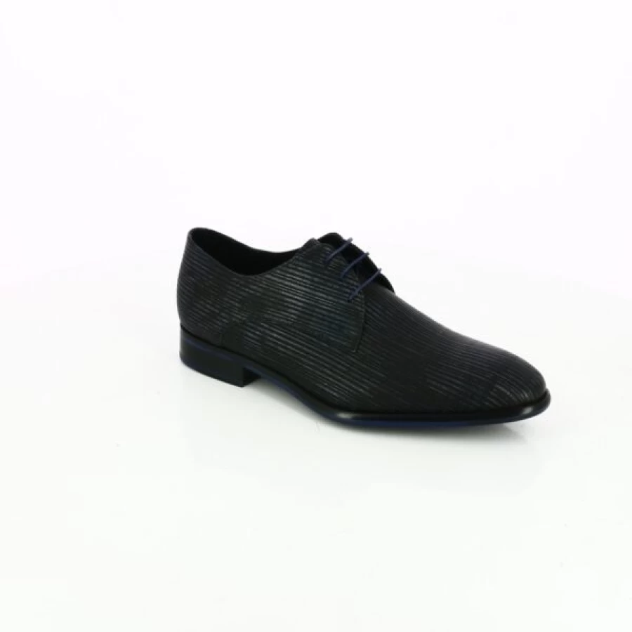 Kevin Men's Classic Black Lace-up Dress Shoes – Stylish & Comfortable Formal Footwear