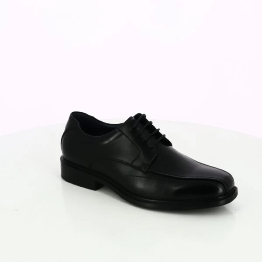 Kevin Men's Black Cypress Lace-Up Dress Shoes Classic Oxford Style for Formal Wear