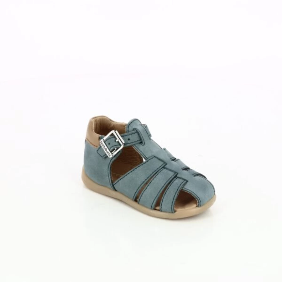 Kevin Babybotte Blue Sandals for Infants – Soft Sole Comfortable First Walking Shoes
