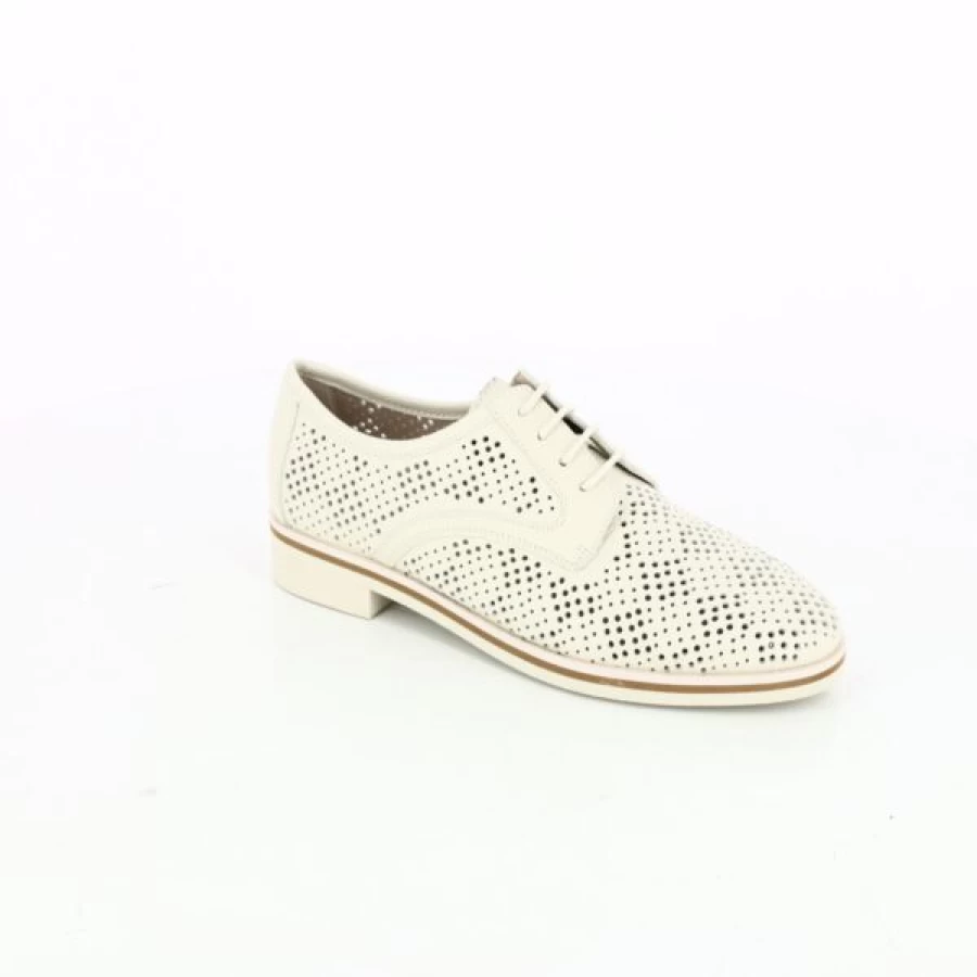 Kevin Women's Beige Lace-up Gioia Shoes - Elegant Casual Footwear