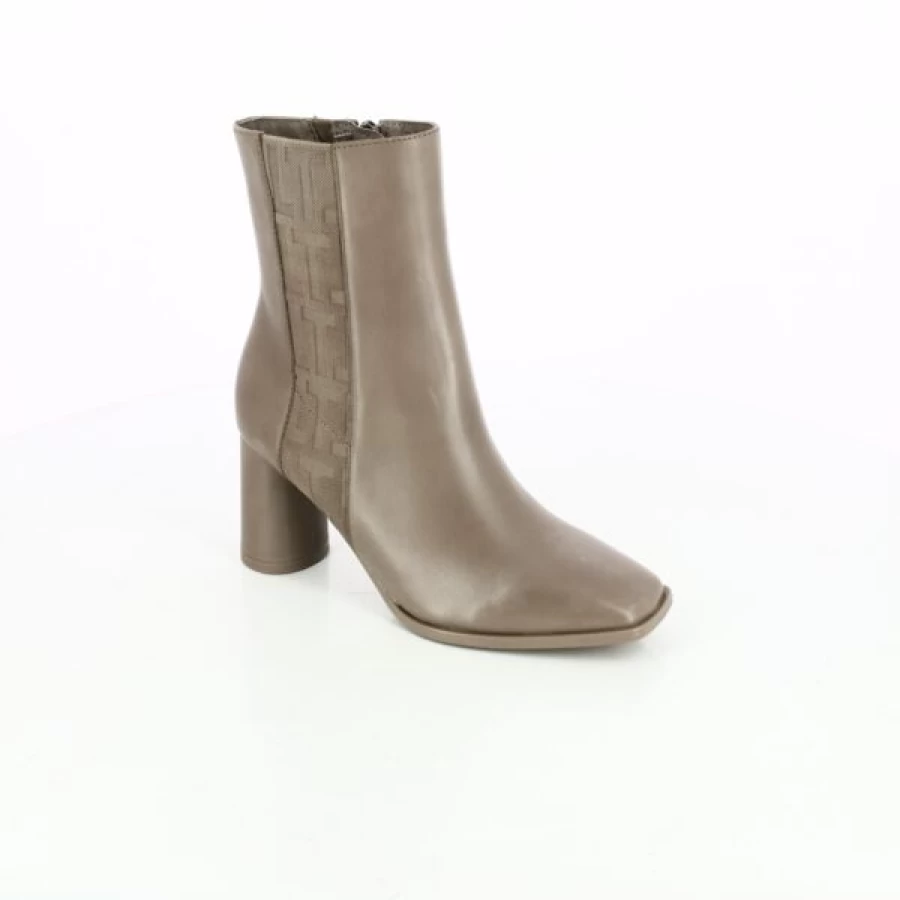 Kevin Taupe Ankle Boots for Women - Stylish Leather Bottine Boots for Fall & Winter