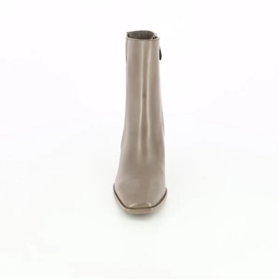 Kevin Taupe Ankle Boots for Women - Stylish Leather Bottine Boots for Fall & Winter