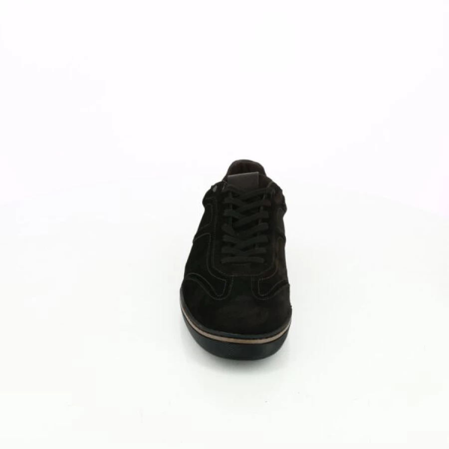 Kevin Brown Sneakers for Men - Casual Leather Baskets Comfortable Walking Shoes
