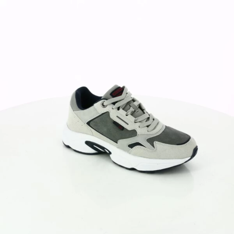 Kevin Men's Gray Sneakers - Casual Comfortable Basketball Shoes