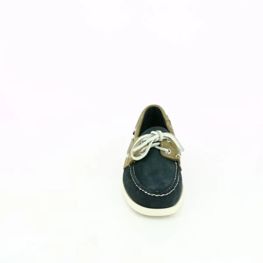 Kevin Men's Classic Blue Boat Shoes - Casual Comfort Slip-On Deck Shoes for Men