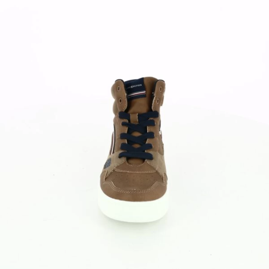 Kevin Kids' Cognac Leather Boots - Stylish Ankle Booties for Boys & Girls