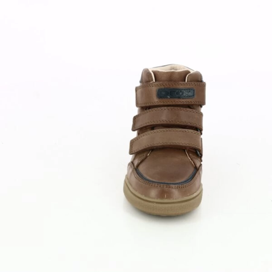 Kevin Cognac Leather Velcro Strap Casual Shoes for Men – Comfortable & Stylish Walking Footwear