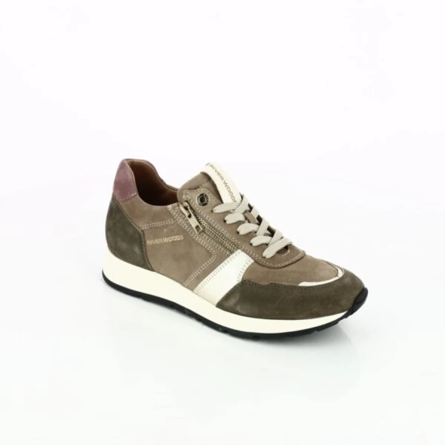 Kevin Cognac Leather Sneakers for Men - Comfortable Casual Walking Shoes