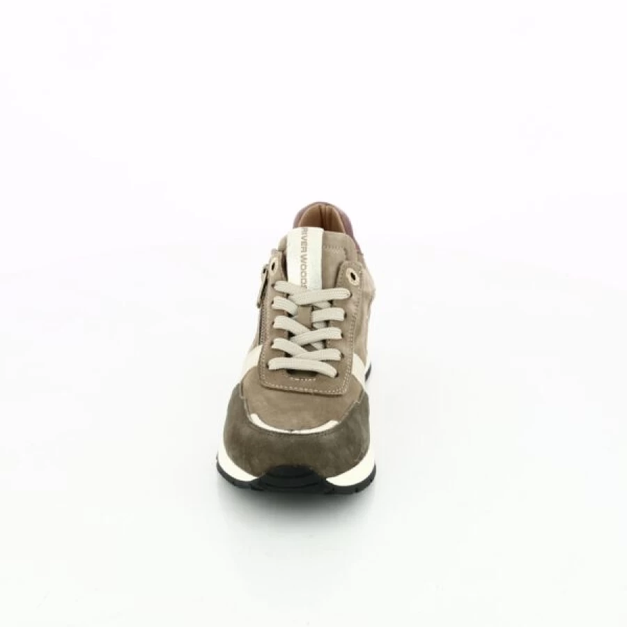 Kevin Cognac Leather Sneakers for Men - Comfortable Casual Walking Shoes