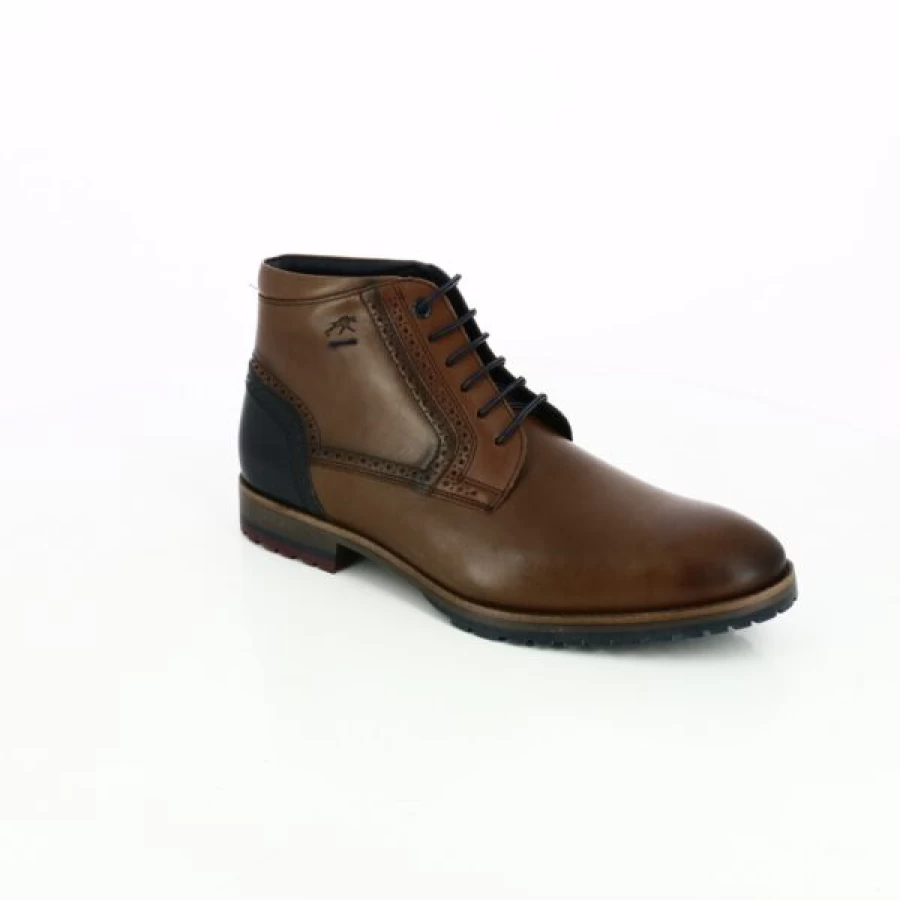 Kevin Cognac Leather Boots for Women - Fluchos Style Ankle Booties