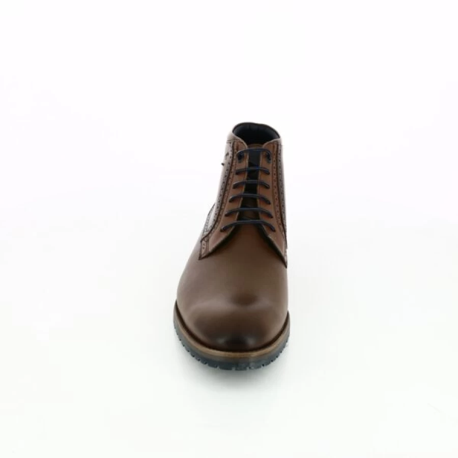 Kevin Cognac Leather Boots for Women - Fluchos Style Ankle Booties