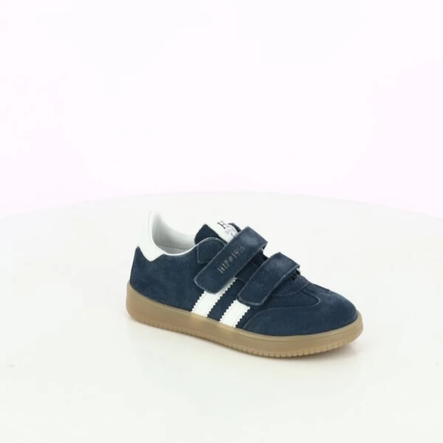 "Kevin Men's Blue Velcro Sneakers – Comfortable Hip Hop Athletic Shoes"