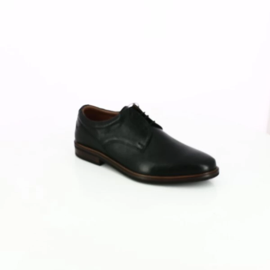 Kevin Men's Classic Black Lace-Up Dress Shoes – Ambiorix Style Formal Oxfords
