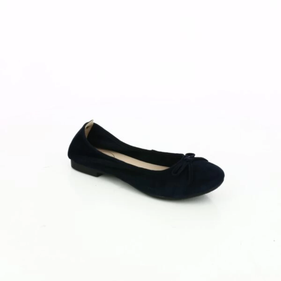 Kevin Women's Blue Ballerina Flat Shoes – Comfortable & Stylish Ballet Flats
