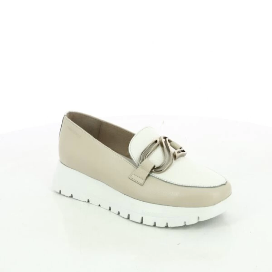 Kevin Beige Moccasin Loafers for Men - Comfortable Casual Slip-On Shoes