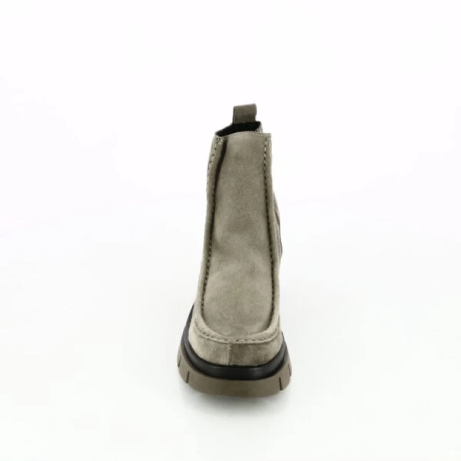 Kevin Women's Taupe Cypress Ankle Boots - Comfortable & Stylish Suede Booties for Fall