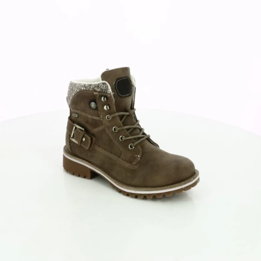 Kevin Cognac Leather Ankle Boots for Women - Jane Klain Style Booties