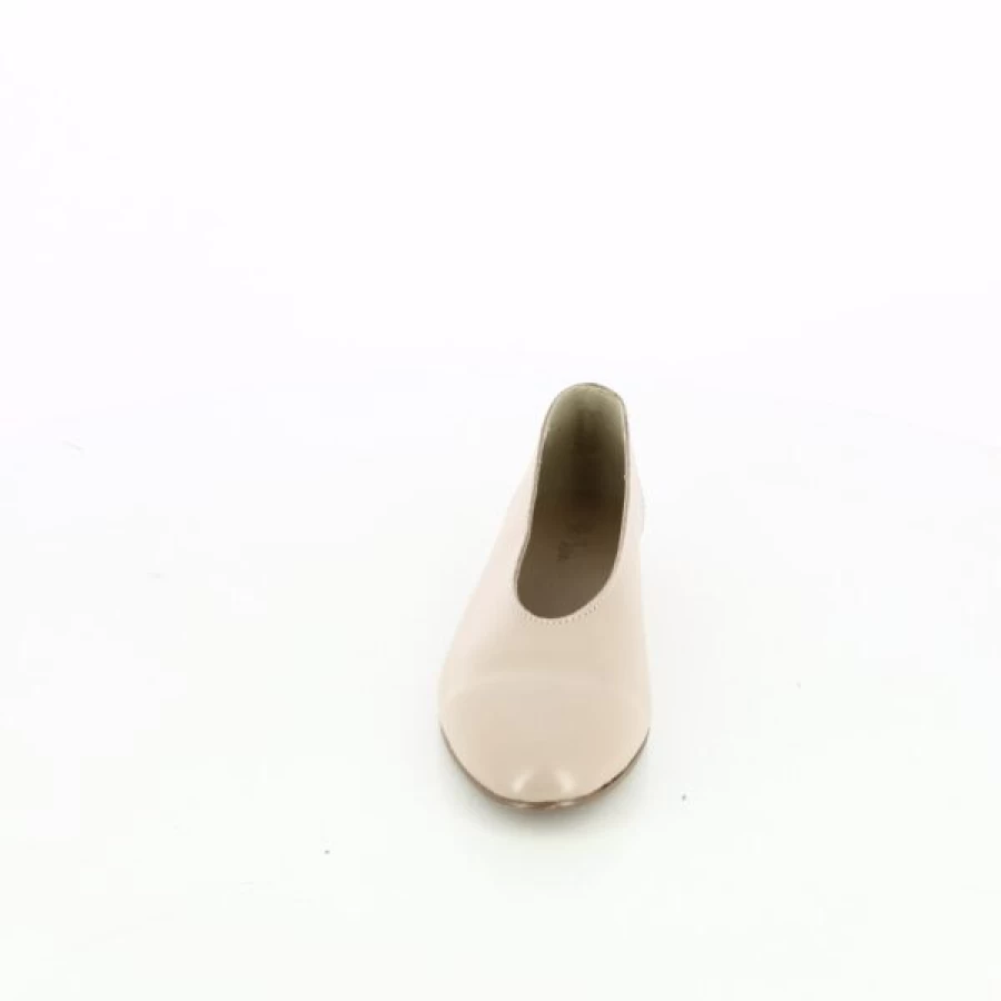 Kevin Beige Ballerina Flats for Women - Elegant Comfort Leather Ballet Shoes