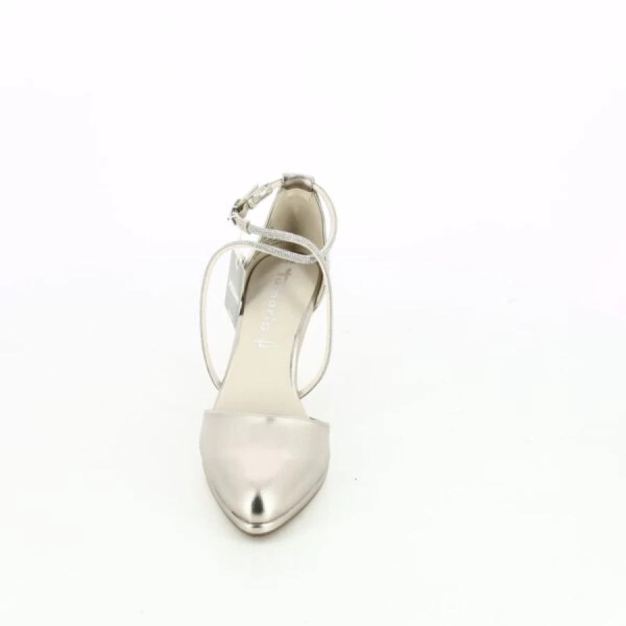 Kevin Women's Gold Pumps - Elegant High Heel Dress Shoes for Weddings & Evening Events