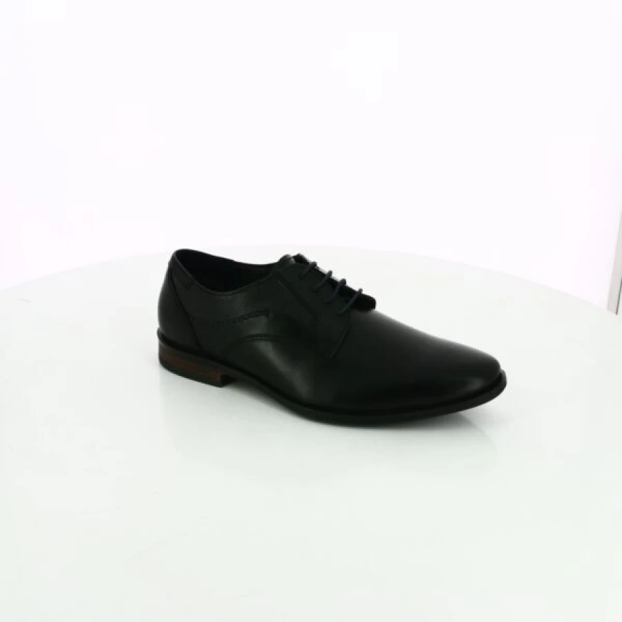 Kevin Men's Black Cypress Lace-Up Dress Shoes Classic Oxford Style for Formal Wear