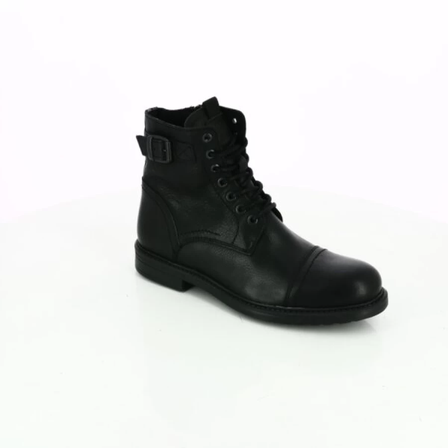 Kevin Men's Black Boots - Stylish Casual Booties for Everyday Wear