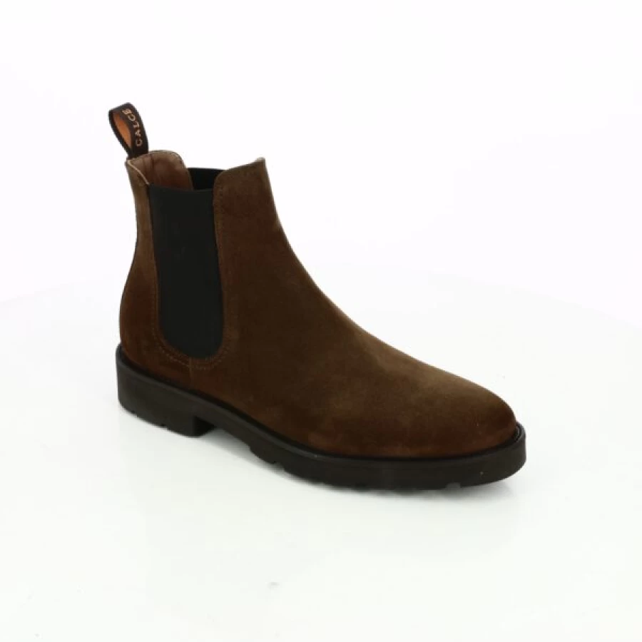 Kevin Cognac Leather Lime Boots - Stylish Ankle Booties for Women